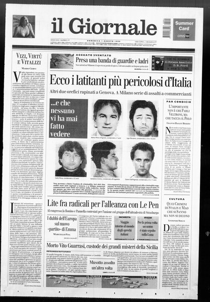 Il giornale : quotidiano del mattino